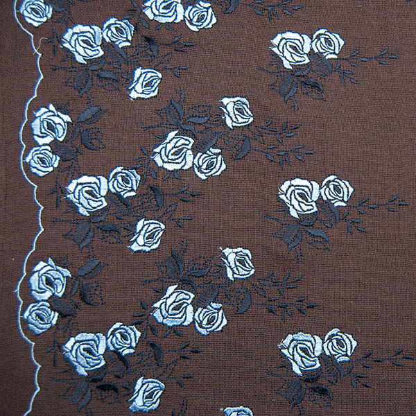 RI-1035C - Φλοράλ Κέντημα σε Βαμβάκι/Λινό 