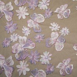 RI-1039 - Τούλι Κεντημένο Ιταλίας