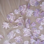 RI-1039 - Τούλι Κεντημένο Ιταλίας