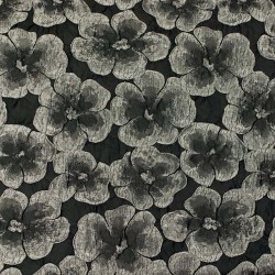 BR-1078B - Μπροκάρ Φλοράλ Ασημί